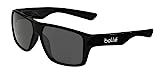 Bolle Brecken Shiny Black Sunglasses, Shiny Black/Tns, Large | Amazon (US)