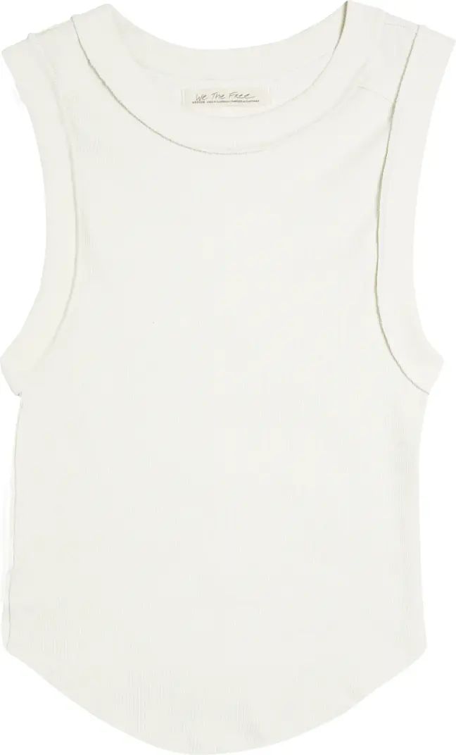 Free People Kate Rib Stretch Cotton Tank | Nordstrom | Nordstrom