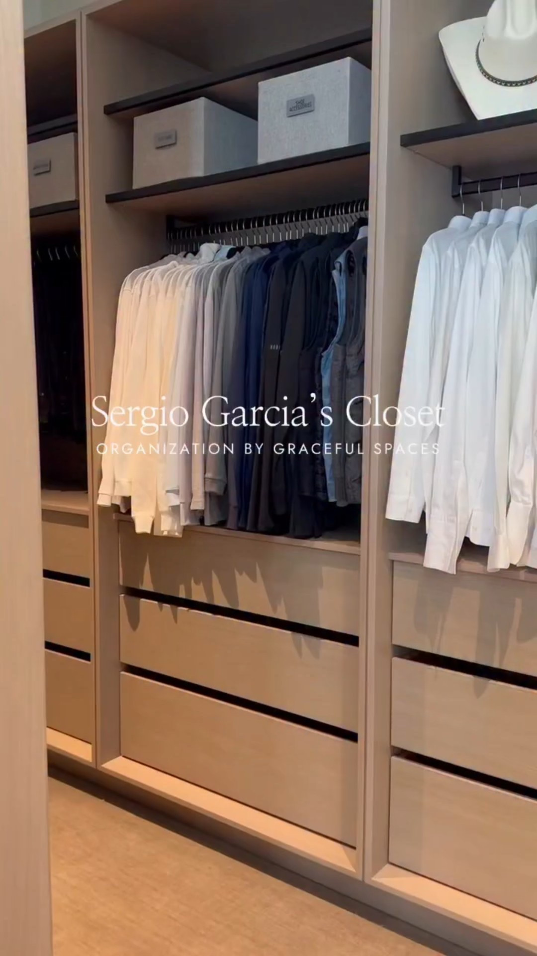 A life in constant motion demands structure that moves just as seamlessly. 

For @thesergiogarcia, the calendar is layered — tournaments, appearances, time between properties, and meaningful moments at home with his family in between. The pace is steady. The expectations high.

Home is his base. ✨

His closet was designed to reflect that rhythm — defined categories, streamlined golf attire, consolidated travel essentials, and accessories intentionally displayed. Nothing excessive. Nothing competing for attention. Every element placed with clarity and purpose.

Thoughtfully designed by the Graceful Spaces team to support performance, precision, and the quiet confidence of a space that simply works.



#sergiogarcia #closetorganization #luxuryhomes #austin #golflifestyle

#LTKMens #LTKHome #LTKActive