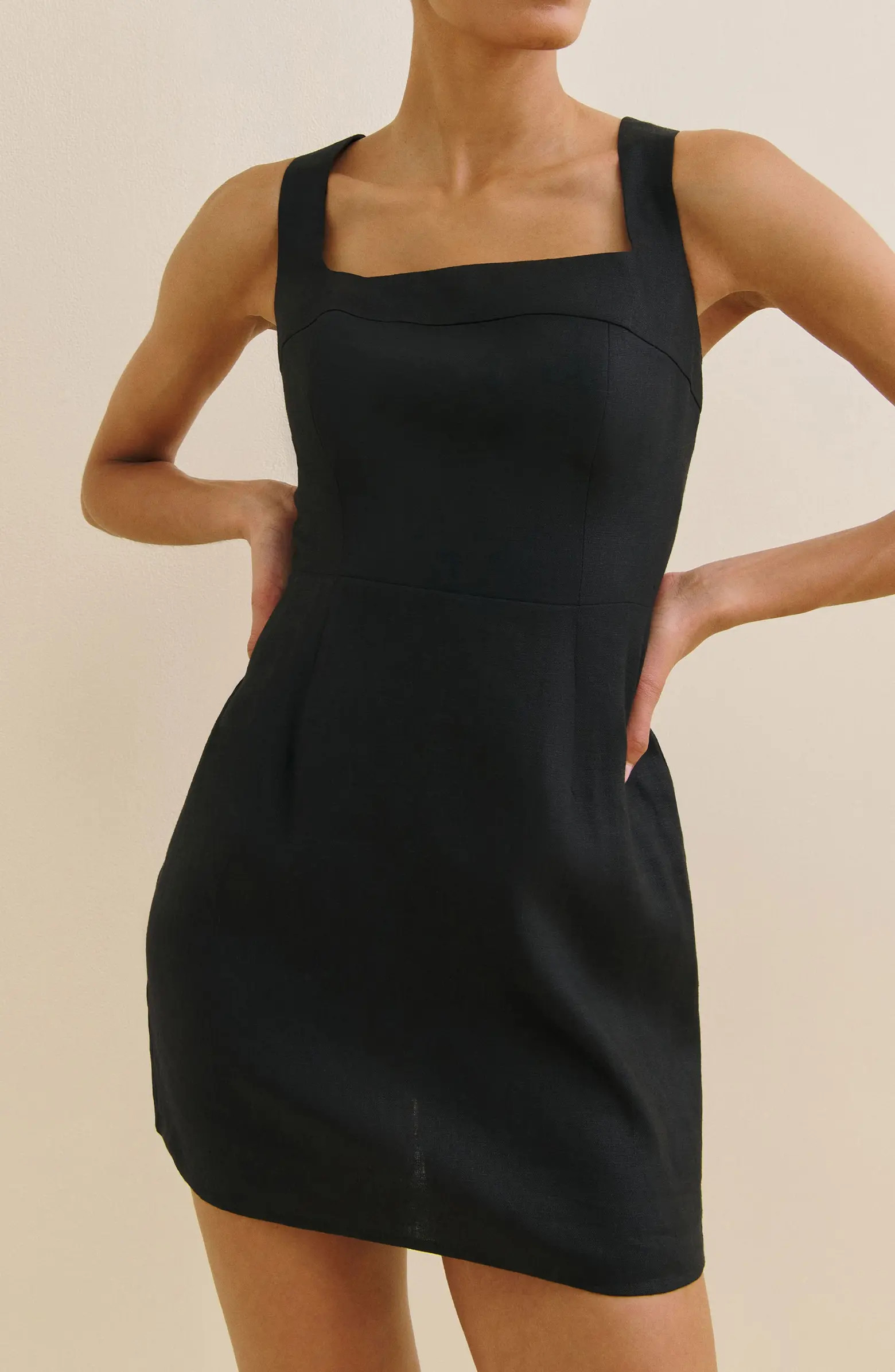 Celosia Sleeveless Linen Minidress | Nordstrom