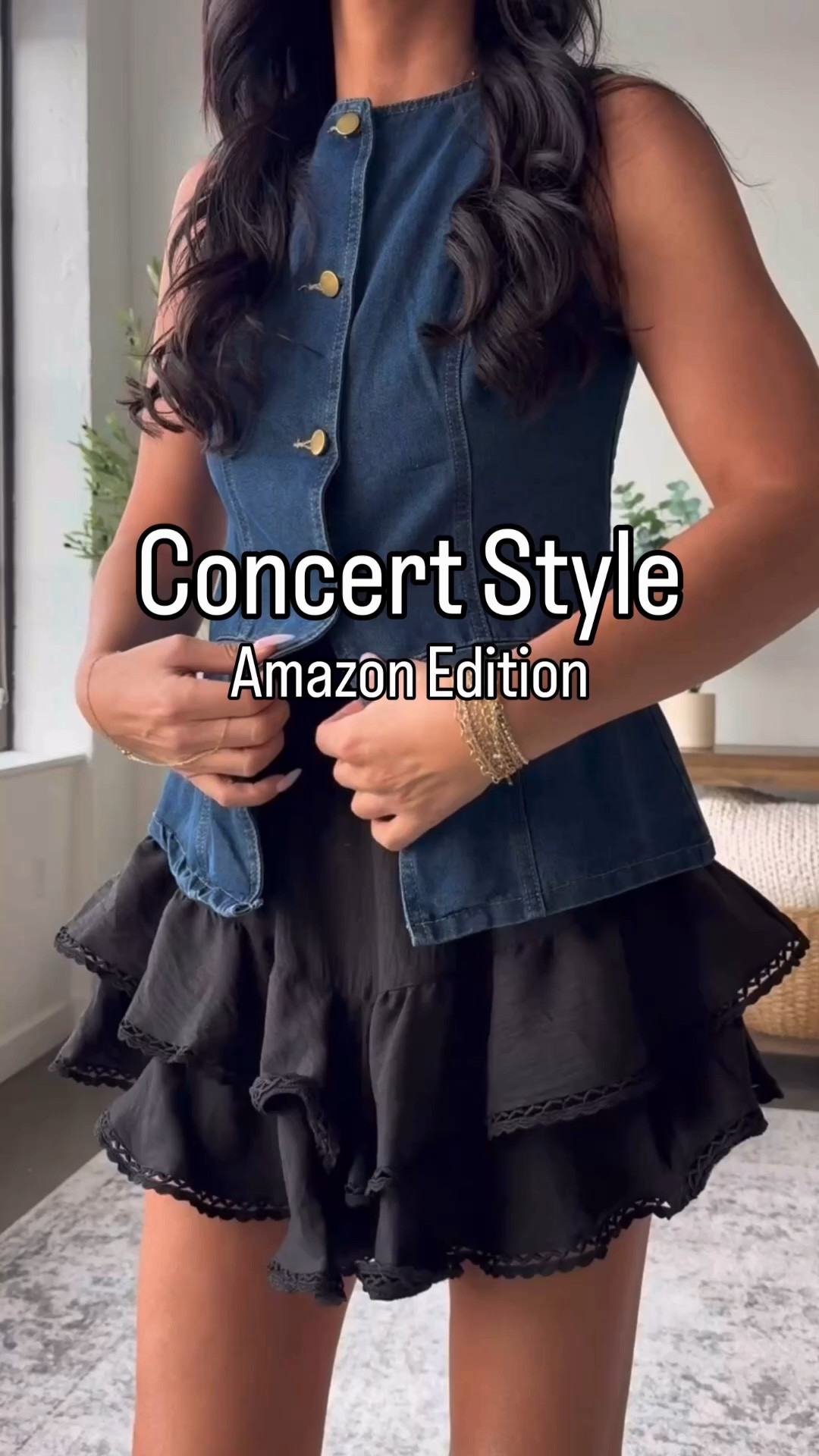 The perfect skort for summer…concert, etc 
Wearing a small 
Vest- small 
Tee- small #LTKFindsUnder50 #LTKShoeCrush