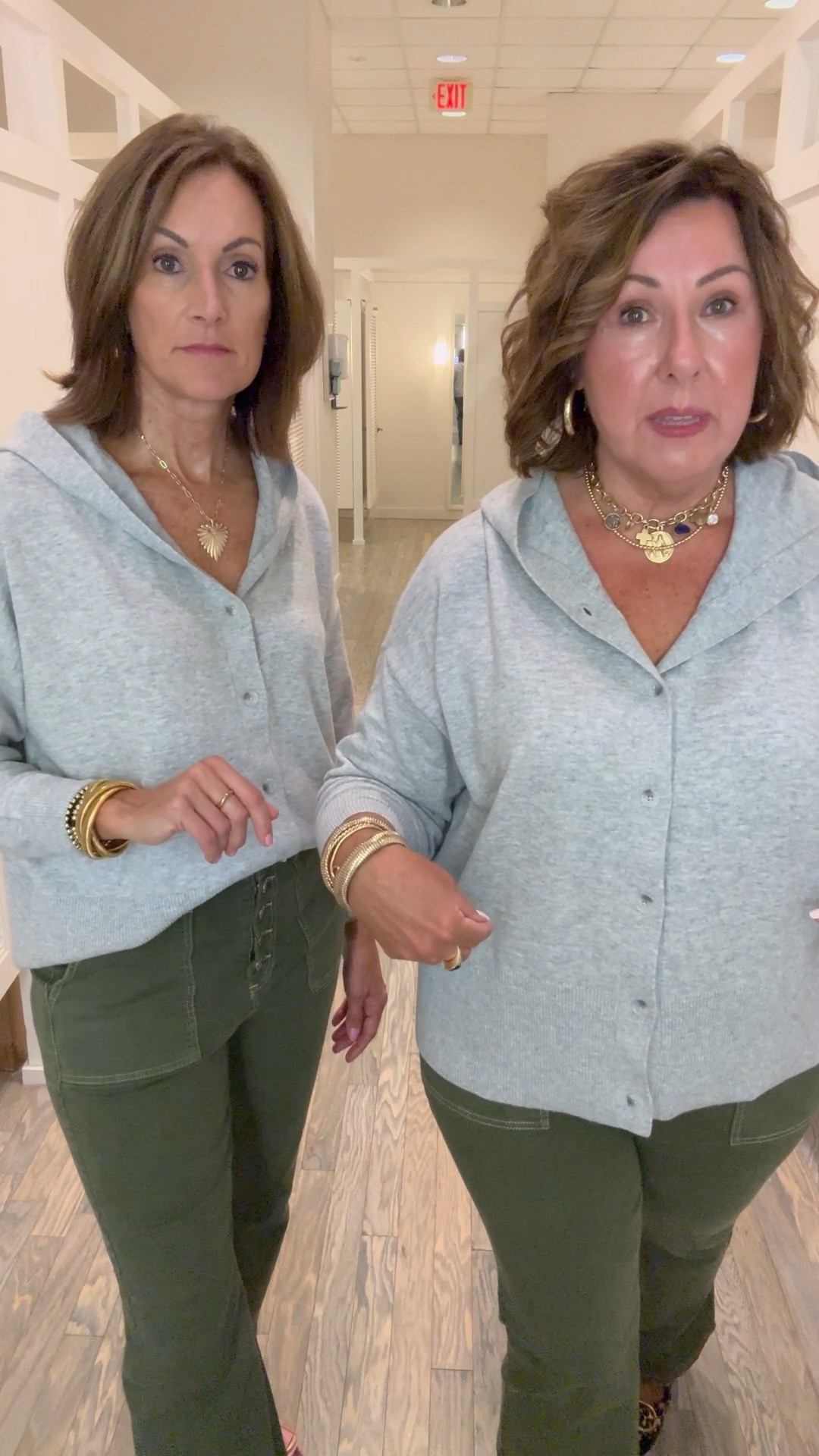 Hooded cardigan #musthave

Sizes L & XL. We both LOVE this sweater! So soft!! Great for Fall & Winter! Runs oversized so get your true size 

Love the utility jeans! Sizes 29 & 32

Fall outfit 

#LTKStyleTip #LTKVideo