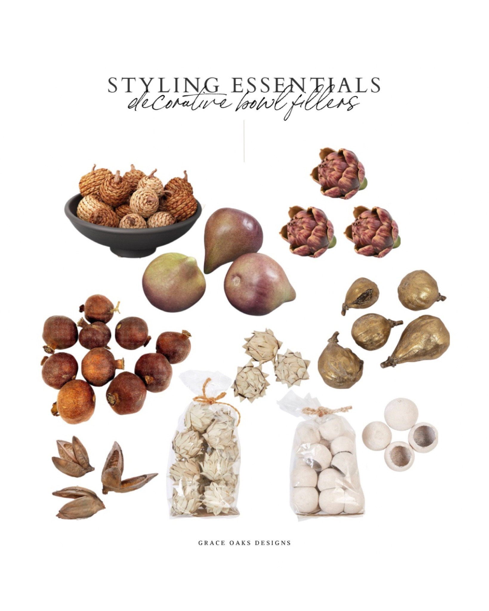 Decorative bowl fillers for fall - fall decor 

Kitchen decor. Amazon fall decor. Founditonamazon. Home decor. Fall decor. Neutral fall decor  

#LTKstyletip #LTKSeasonal #LTKhome