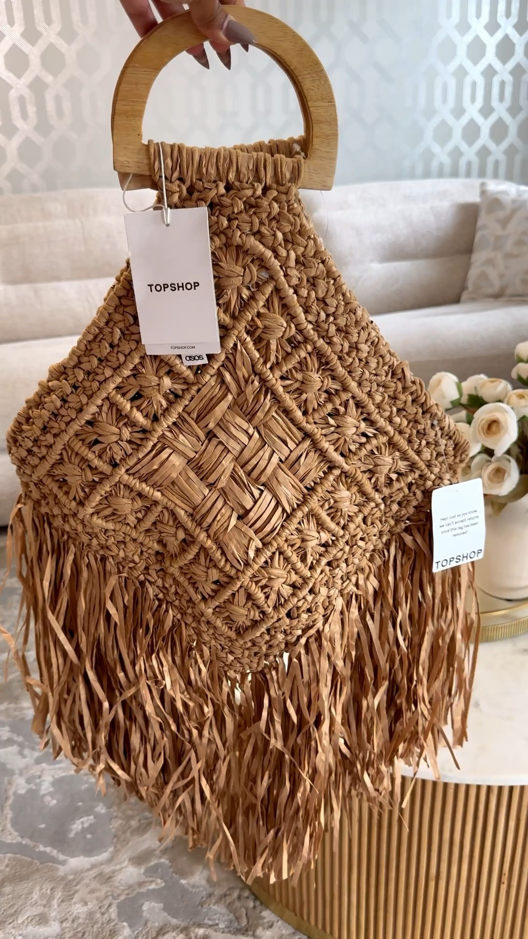 Cute summer fringe bag @ASOS Be mindful while the bag is long the pocket is not the same length of the bag so it can fit all your essentials, but definitely not huge. Tagged some other favs from Topshop as well.

#LTKgrwm