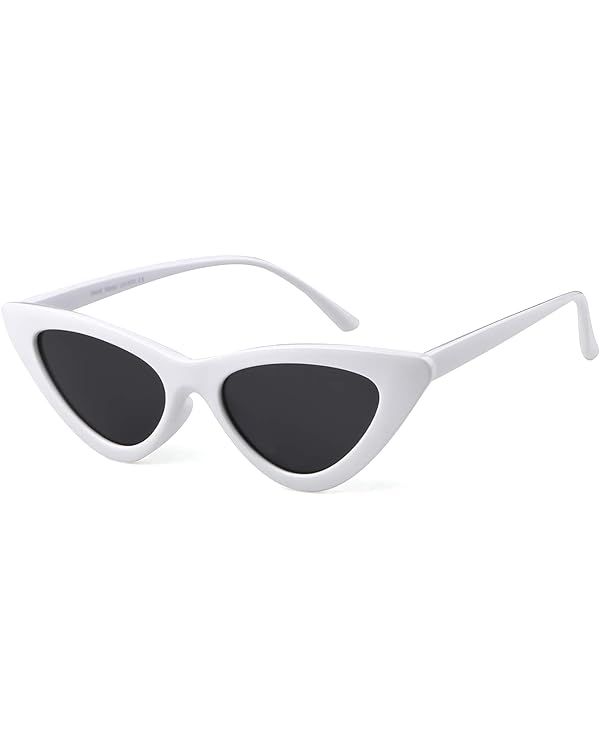 GIFIORE Retro Vintage Cat Eye Sunglasses for Women Trendy Small Cateye Sun Glasses | Amazon (US)