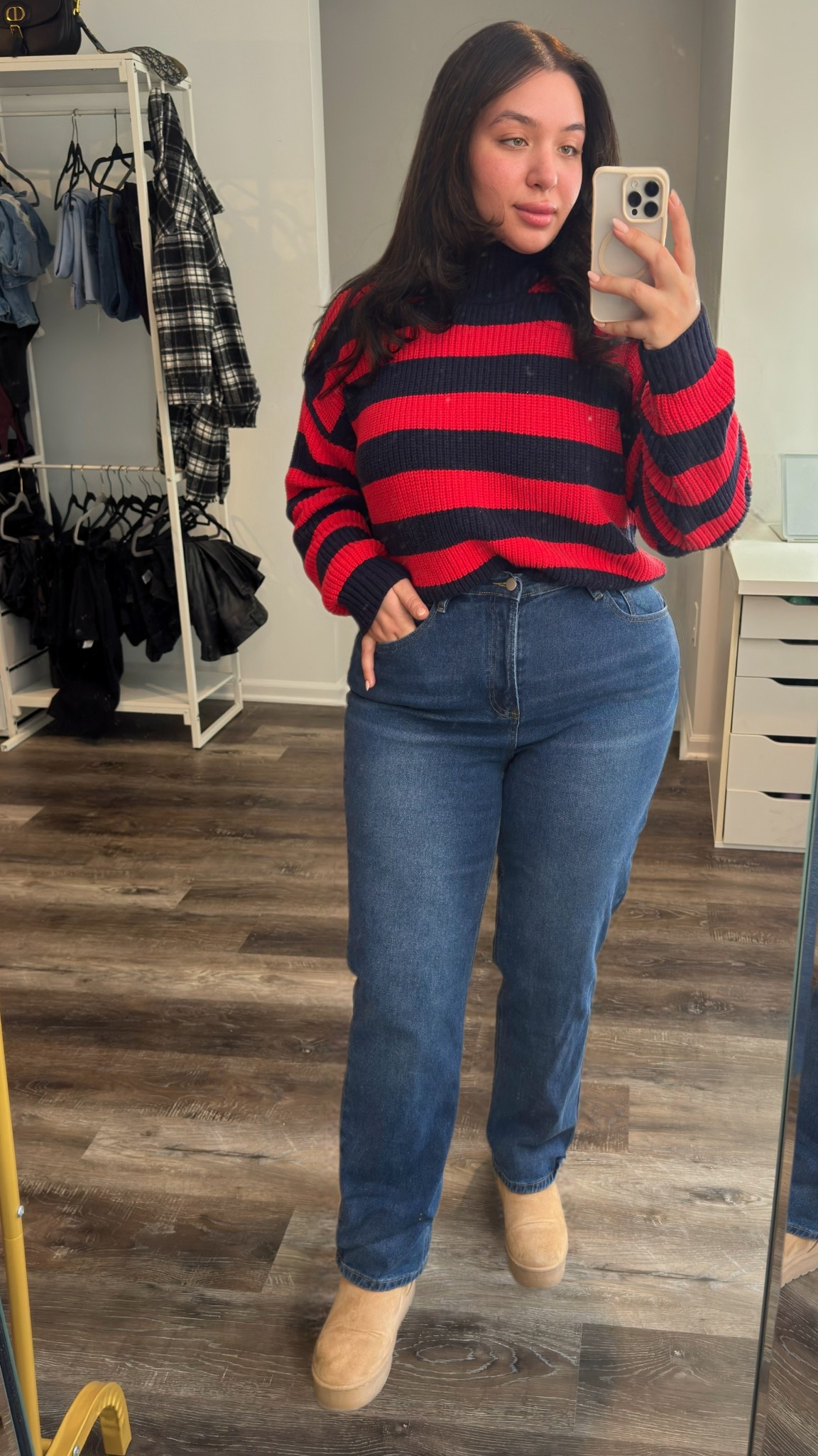 Valentine’s Day Outfit That’s Cute, Cozy & Real-Life Wearable

#LTKValentine #LTKgrwm #LTKootd