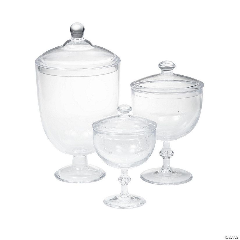 Apothecary Plastic Jars - 3 Pc. | Oriental Trading Company