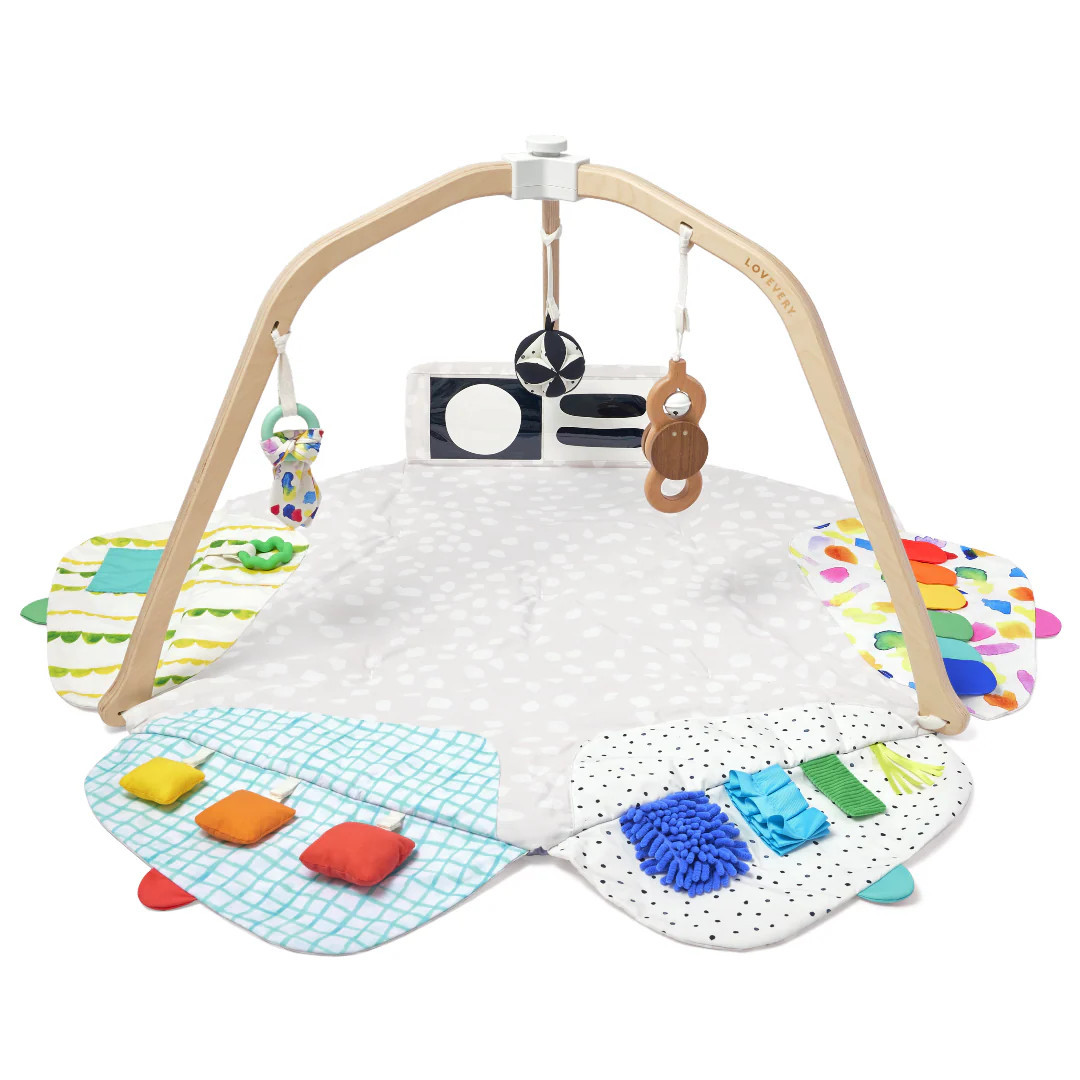 Lovevery Play Gym | The Play Gym | Baby Play Gym For 0-12 Month Old | Baby Visual And Sensory Tummy Time Play Mat | LOVEVERY