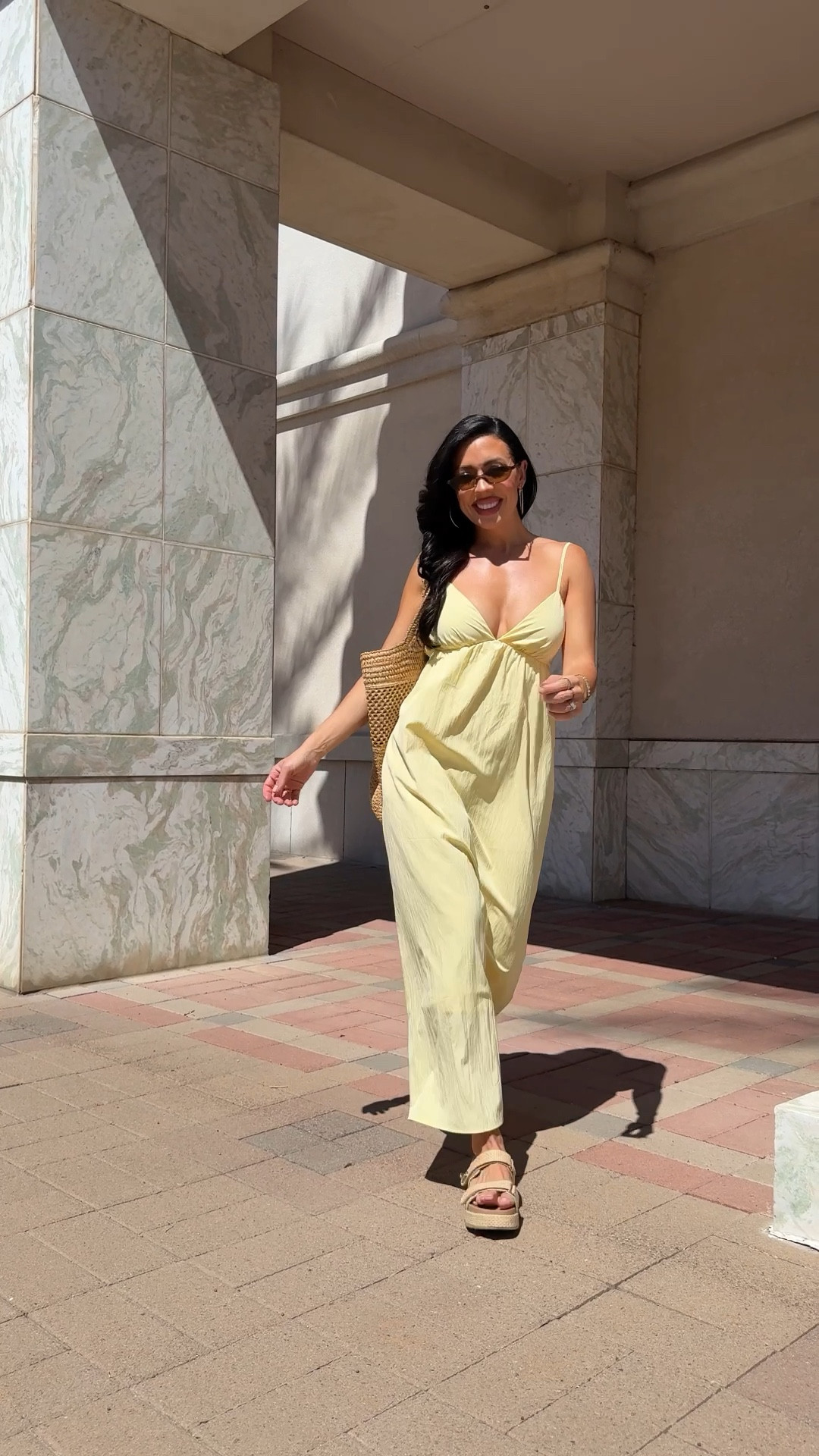 Today’s outfit of the day! 
Amazing dress size XS 
Walmart bag 
Target sandals 


#LTKTravel #LTKootd #LTKSeasonal