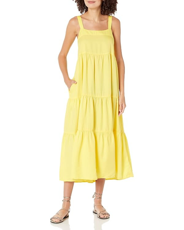 The Drop Women's Britt Tiered Maxi Tent Dress | Amazon (US)