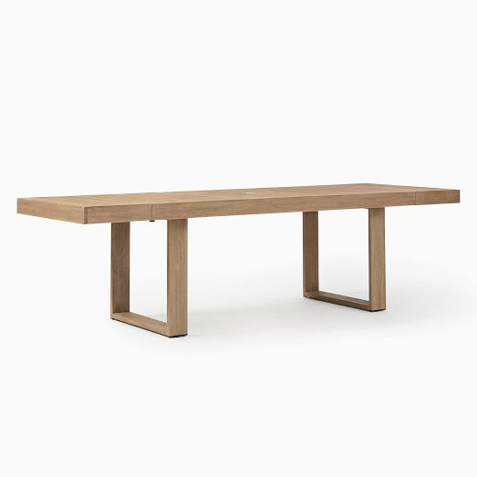 Portside Outdoor Extendable Dining Table (76.5"&ndash;115") | West Elm (US)