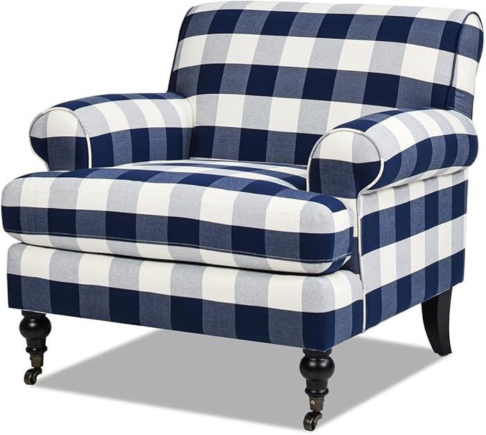 Jennifer Taylor Home Alana Lawson Large Comfortable Living Room Accent Arm Chair | Amazon (US)