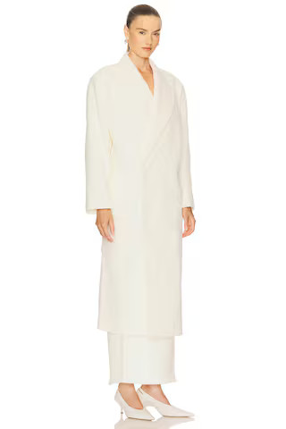 Bardot Classic Oversized Coat in Ivory from Revolve.com | Revolve Clothing (Global)
