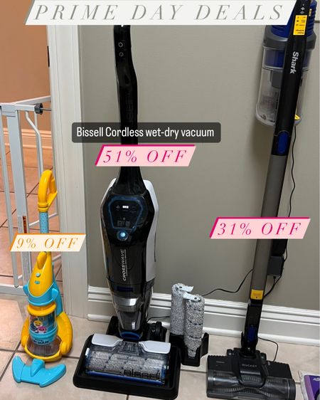 We use our Bissell wet dry vacuum allll the time! Makes keeping the floor clean so easy! 

Amazon prime day deals. Cordless vacuum. Toy vacuum. Amazon home. Cleaning products. 

#LTKxPrimeDay #LTKsalealert #LTKhome