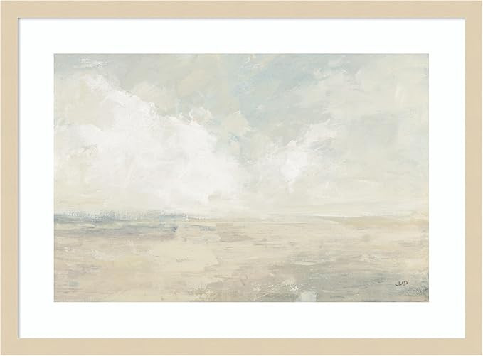 Amanti Art Framed Wall Art Print 19x25 Sky and Sand Crop by Julia Purinton, Abstract Wall Art, Mo... | Amazon (US)