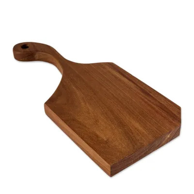 Hand Crafted Natural Wood Cutting Board | NOVICA