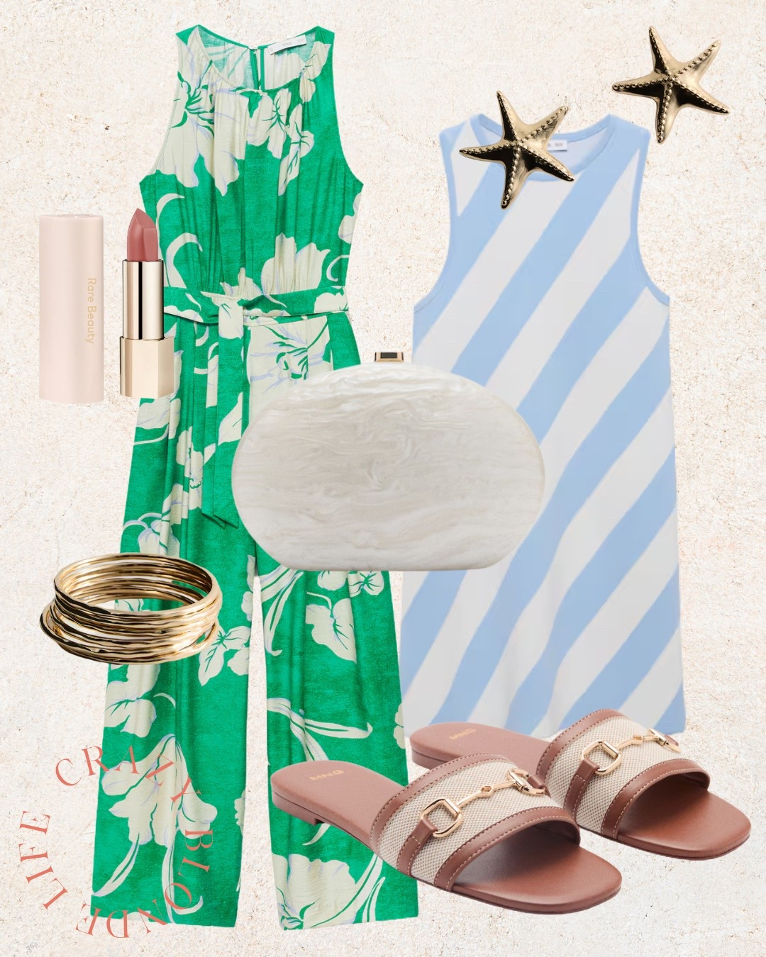 Loving these summer looks from Mango! The belted jumpsuit and stripped mini dress are both great staples for summer that can be dressed up or down!🌿🩵

#LTKSummerEdit #LTKShoeCrush #LTKSeasonal