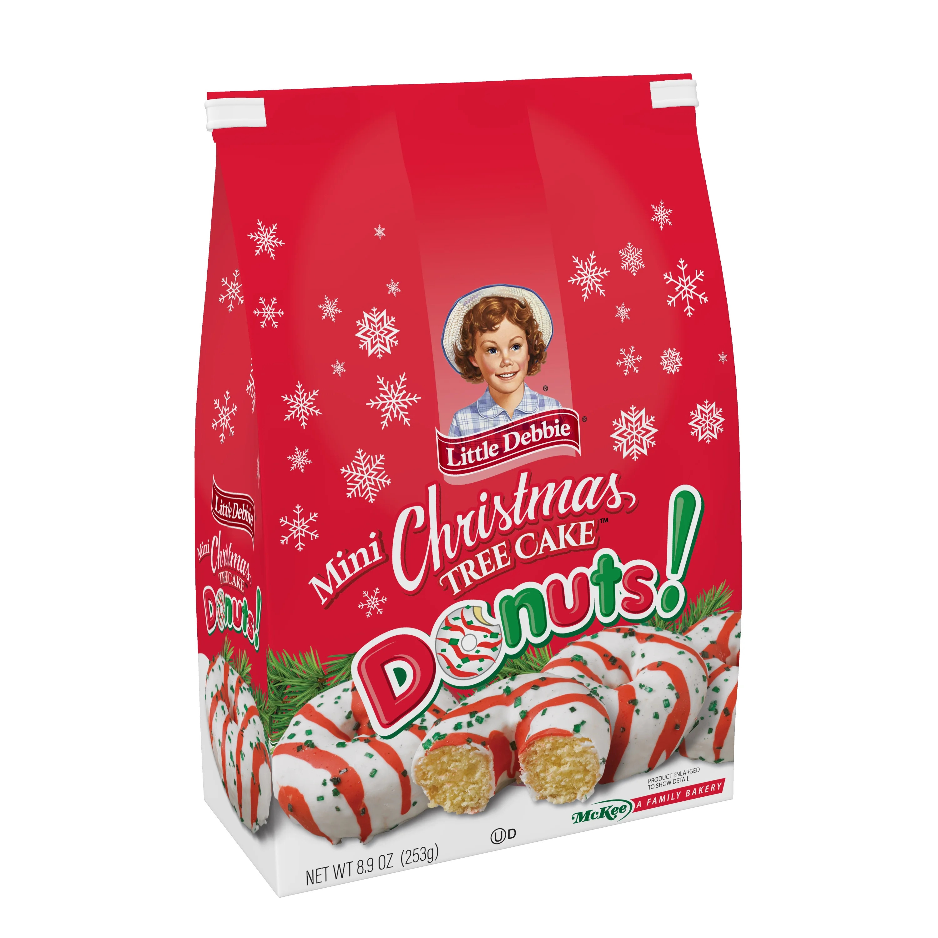 Little Debbie Christmas Tree Bagged Mini Donuts, 8.9 oz | Walmart (US)