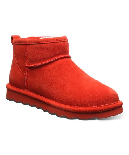 BEARPAW Red Alert Shorty Suede Ankle Boot - Women | Zulily