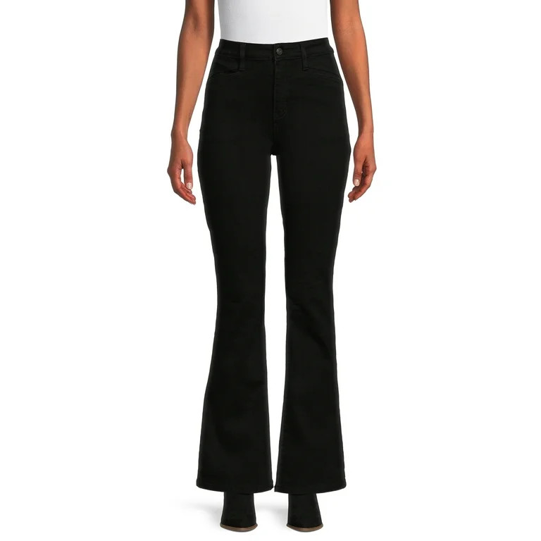 Time and Tru Women's High Rise Flare Jeans, 32" Inseam - Walmart.com | Walmart (US)