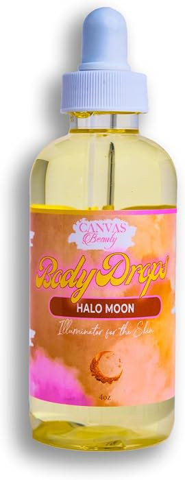 Canvas Beauty Body Drops \u2013 Halo Moon Fragrance Body Oil with Coconut Oil, Hydrating Perfume ... | Amazon (US)