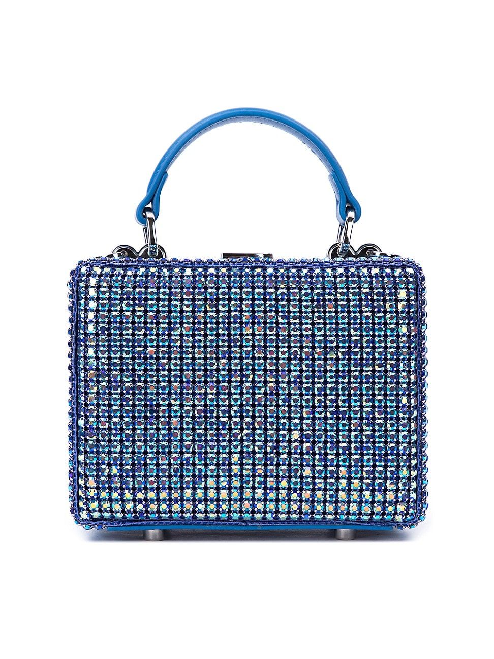 Women's Mini Kendrick Rhinestone Box Bag - Light Sapphire - Light Sapphire | Saks Fifth Avenue