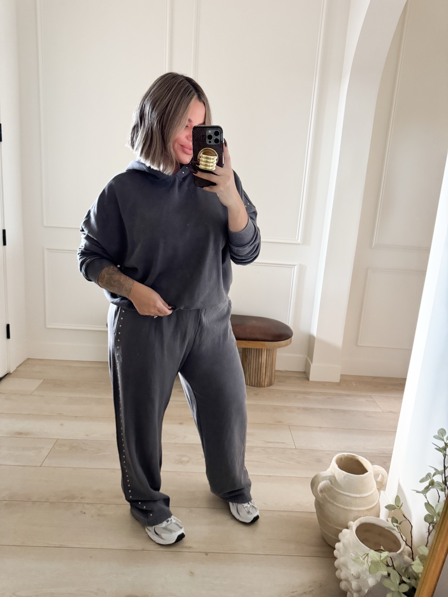 Sweatshirt xl 
Pants L 
#walmart