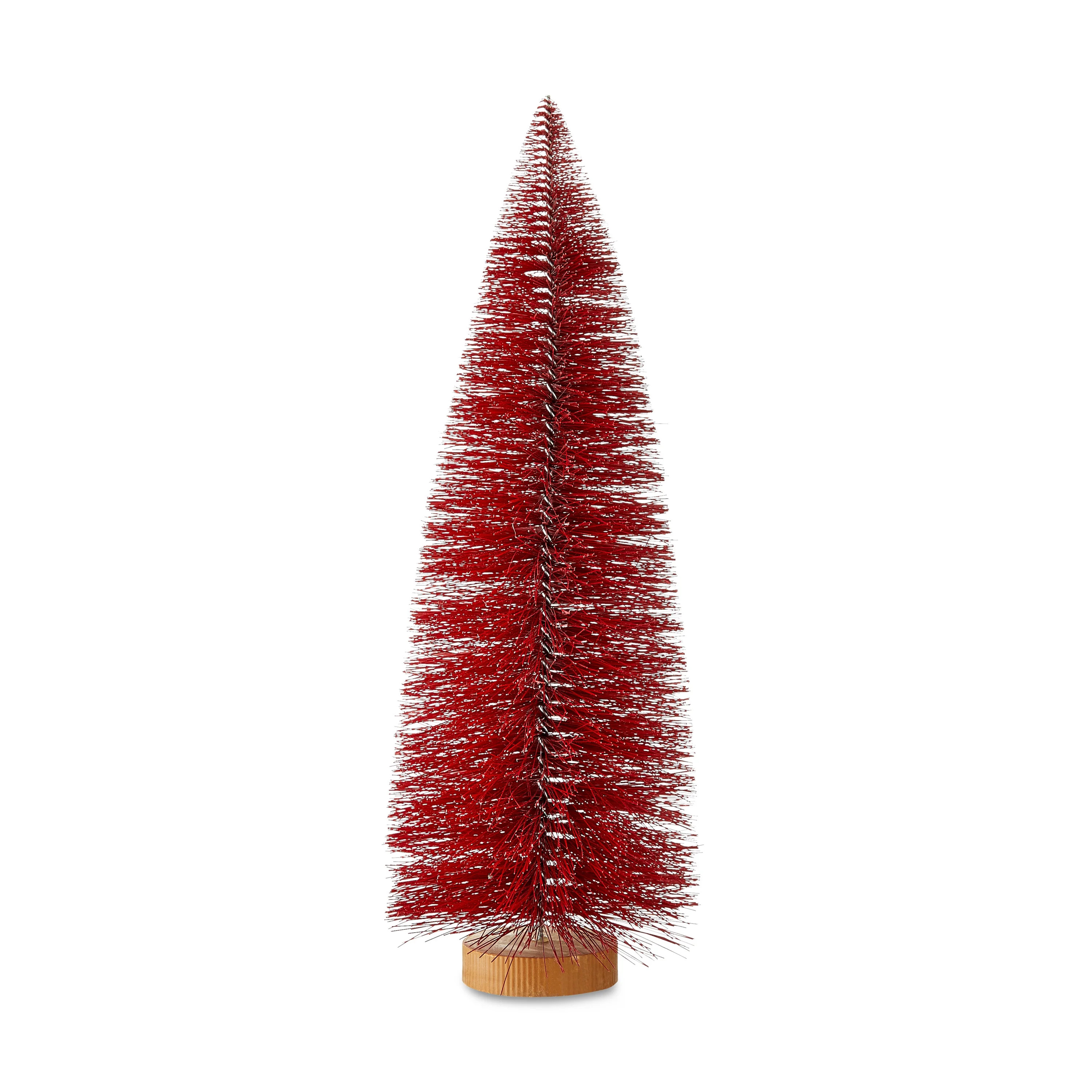 Red Christmas Village Tree, 13 in, by Holiday Time | Walmart (US)