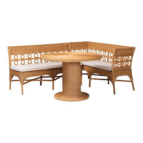 Wholesale Interiors bali and pari Monica Rattan Dining Set | HSN