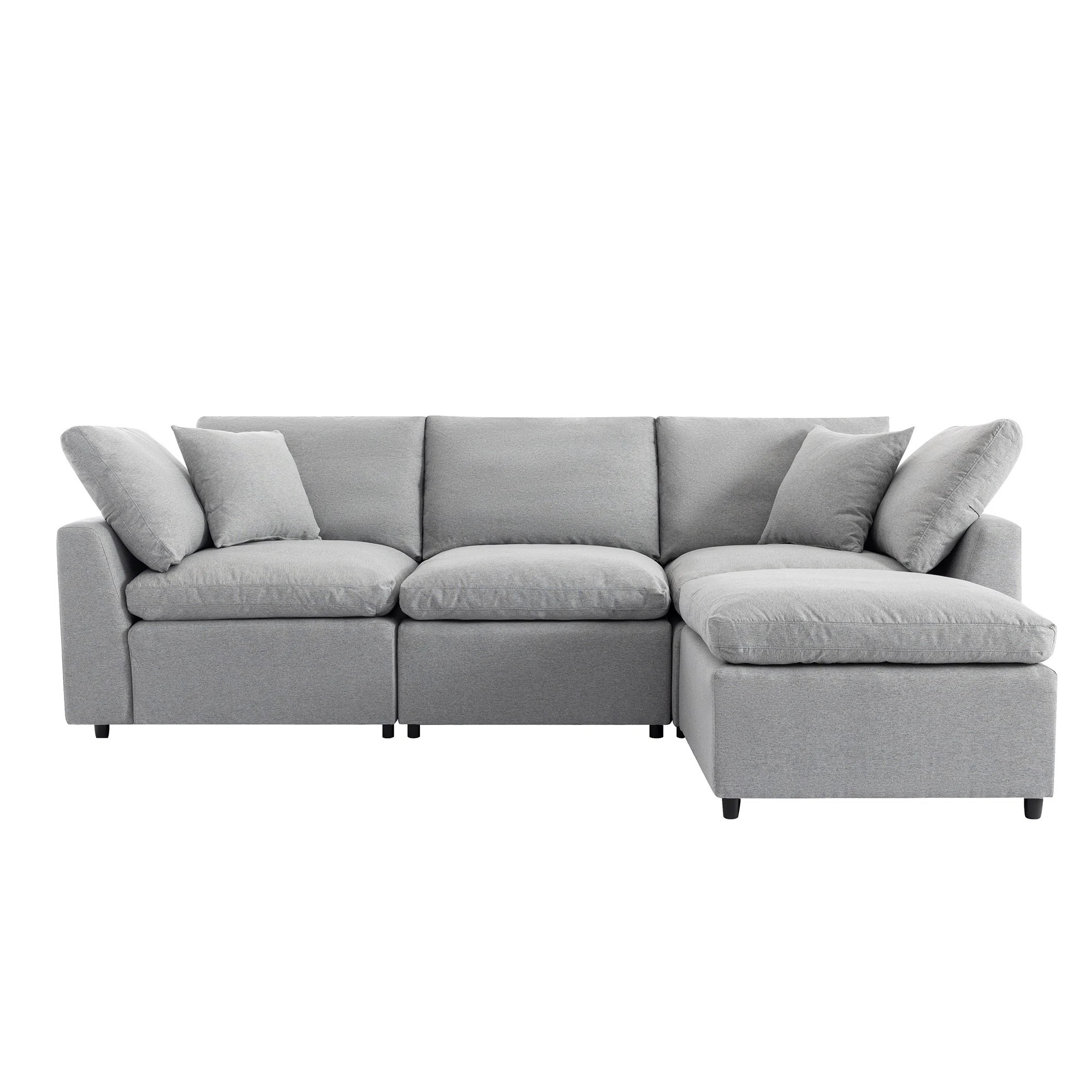 Mackai 104'' 4-Piece Sectional Sofa | Wayfair North America