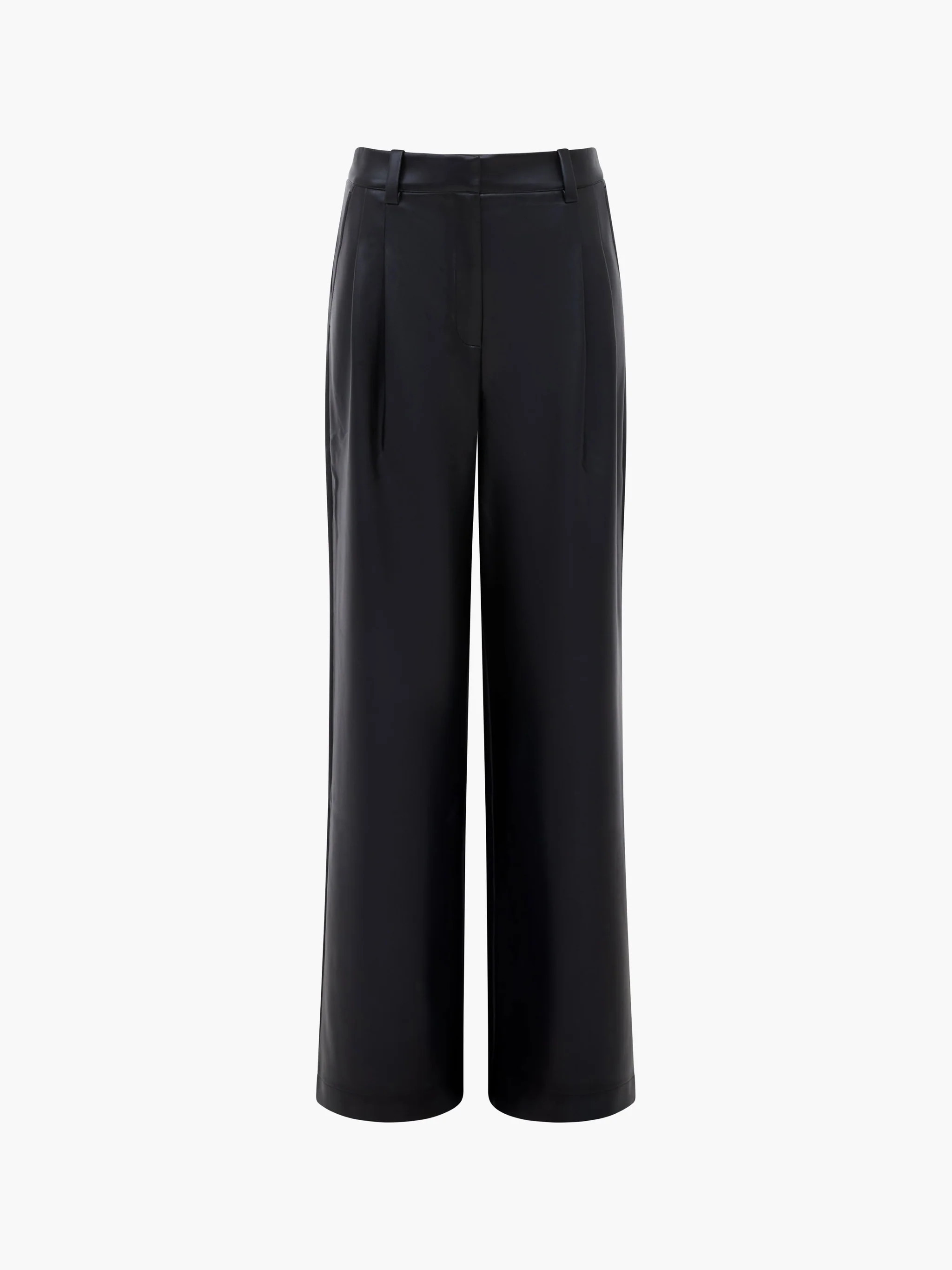 Crolenda PU Wide Leg Trousers | French Connection (UK)