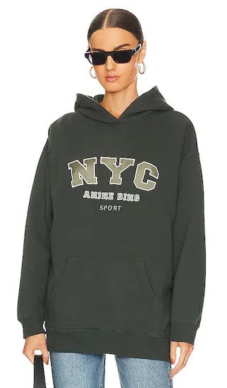 Sport Vincent NYC Hoodie in Charcoal Green | Revolve Clothing (Global)