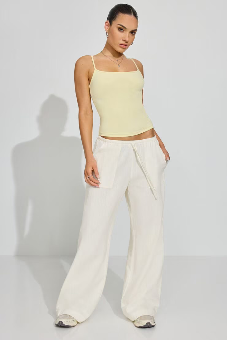 Millie Linen Pull-On Pants | Garage Clothing