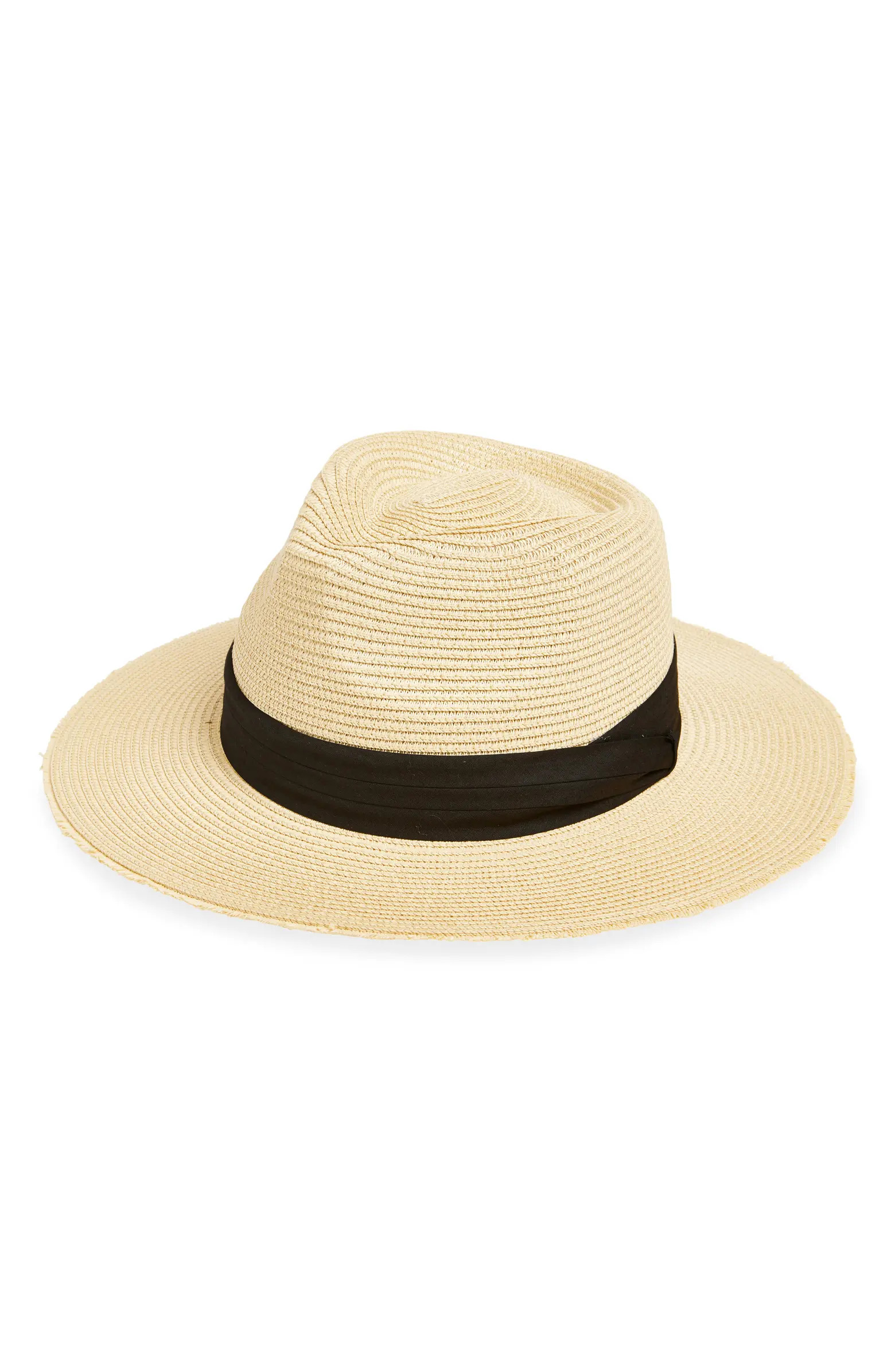 Fray Edge Packable Panama Hat | Nordstrom
