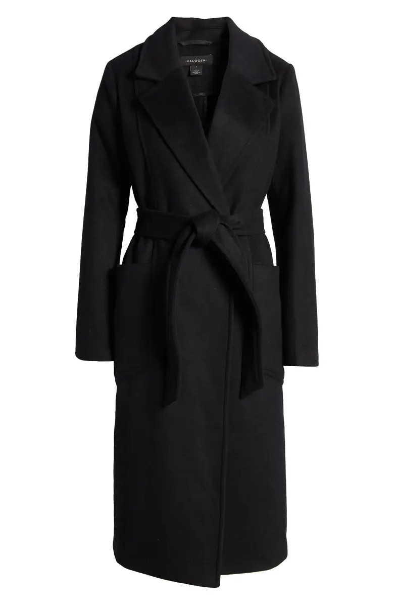 Belted Wool Blend Coat | Nordstrom