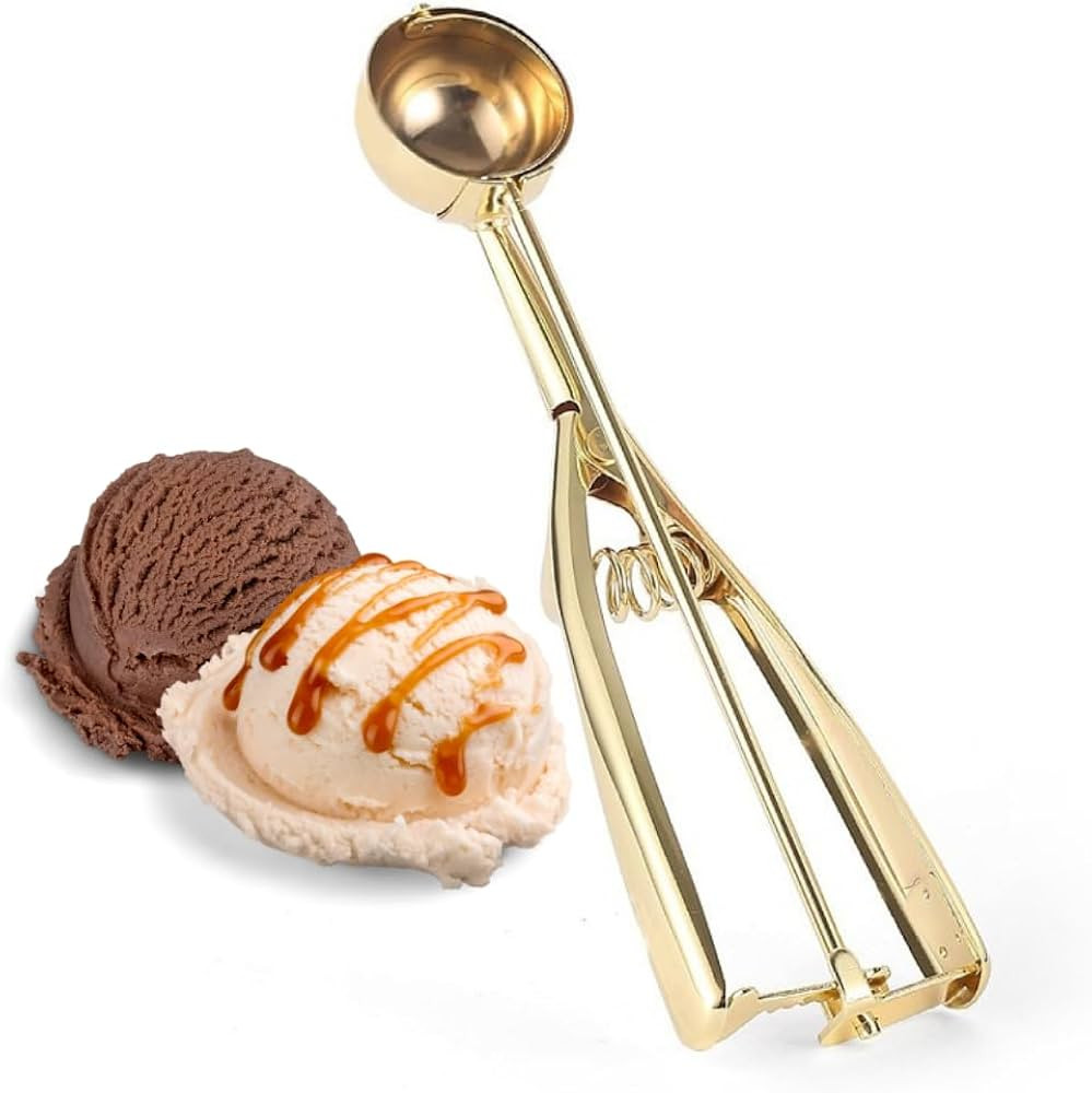 Good Dee's Gold Cookie Scoop, 4 cm, 18/8 stainless steel, easy to use, great for cookies, muffins... | Amazon (US)