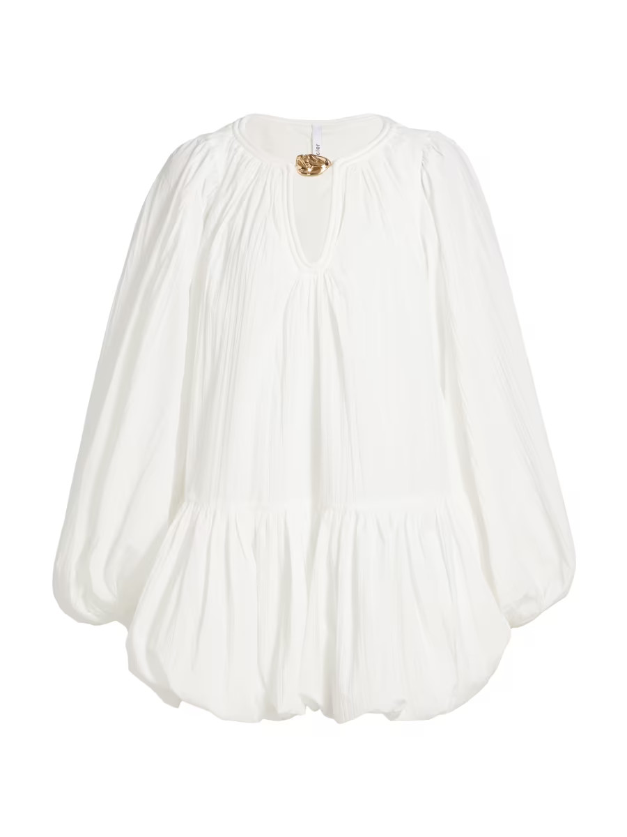 Radmoor Bubble-Hem Minidress | Saks Fifth Avenue