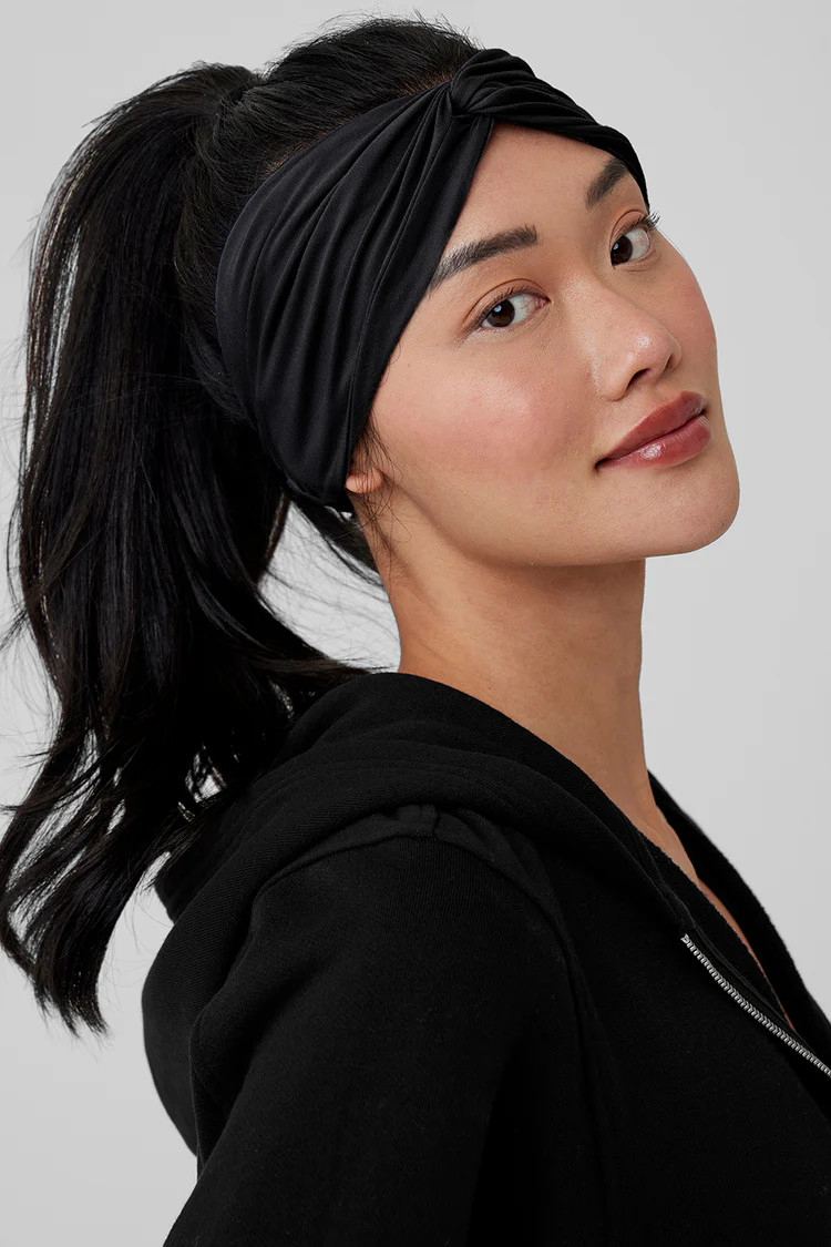 Alosoft Headband - Black | Alo Yoga (US)