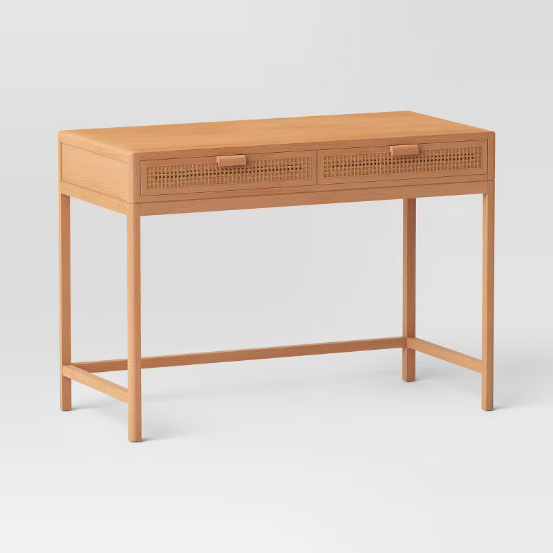 Minsmere Writing Desk with Drawers Brown - Threshold™ | Target
