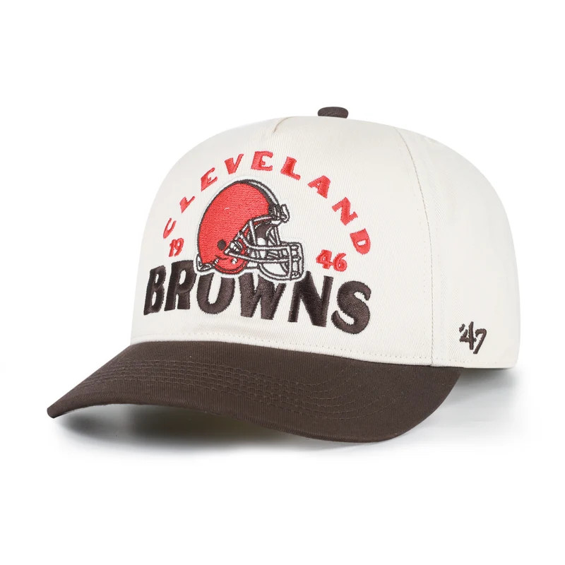 Cleveland Browns Arcitext '47 Hitch RF Relaxed Fit - Natural | '47Brand