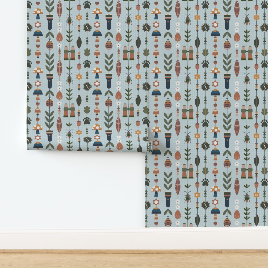 Wallpaper in Nature Trail | Spoonflower