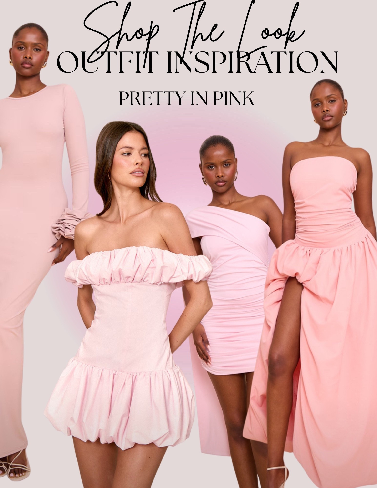 On Wednesday’s we wear pink. Pink party wedding guest date night outfit. Pink ball gown. Pink maxi dress. Blush pink mini dress. Strapless dresss

#LTKParties #LTKWedding #LTKSaleAlert