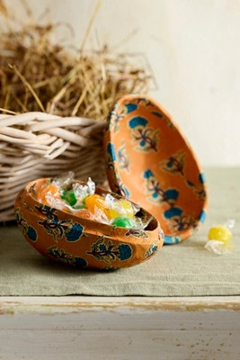 Fillable Papier Mache Egg | Anthropologie (US)