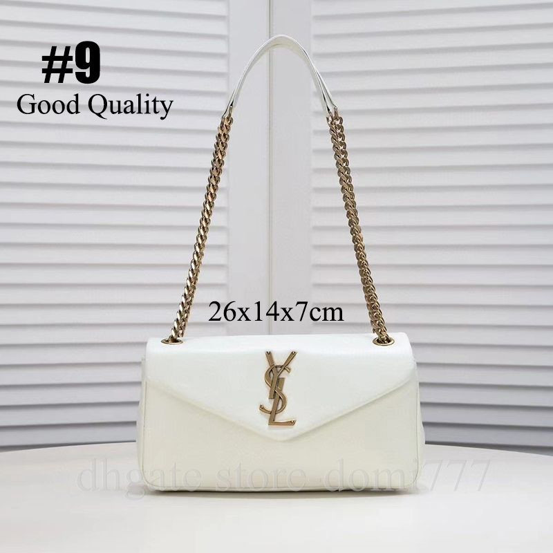 DUPE Y S L Womens Puffer Bags Premium Blue Denim Medium Chain Bag And Good Quality 29cm Shoulder ... | DHGate