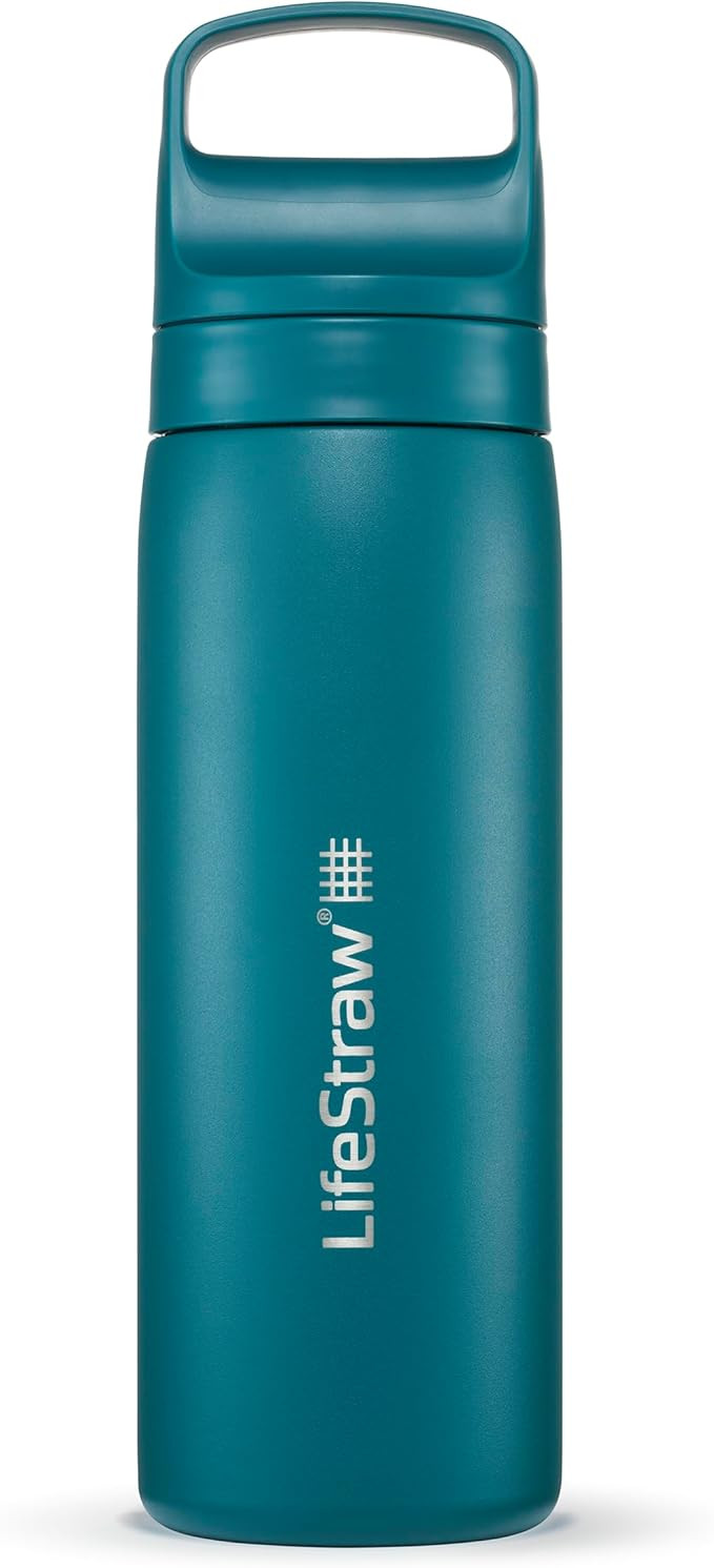 LifeStraw Go Series – Insulated Stainless Steel Water Filter Bottle for Travel and Everyday Use... | Amazon (US)
