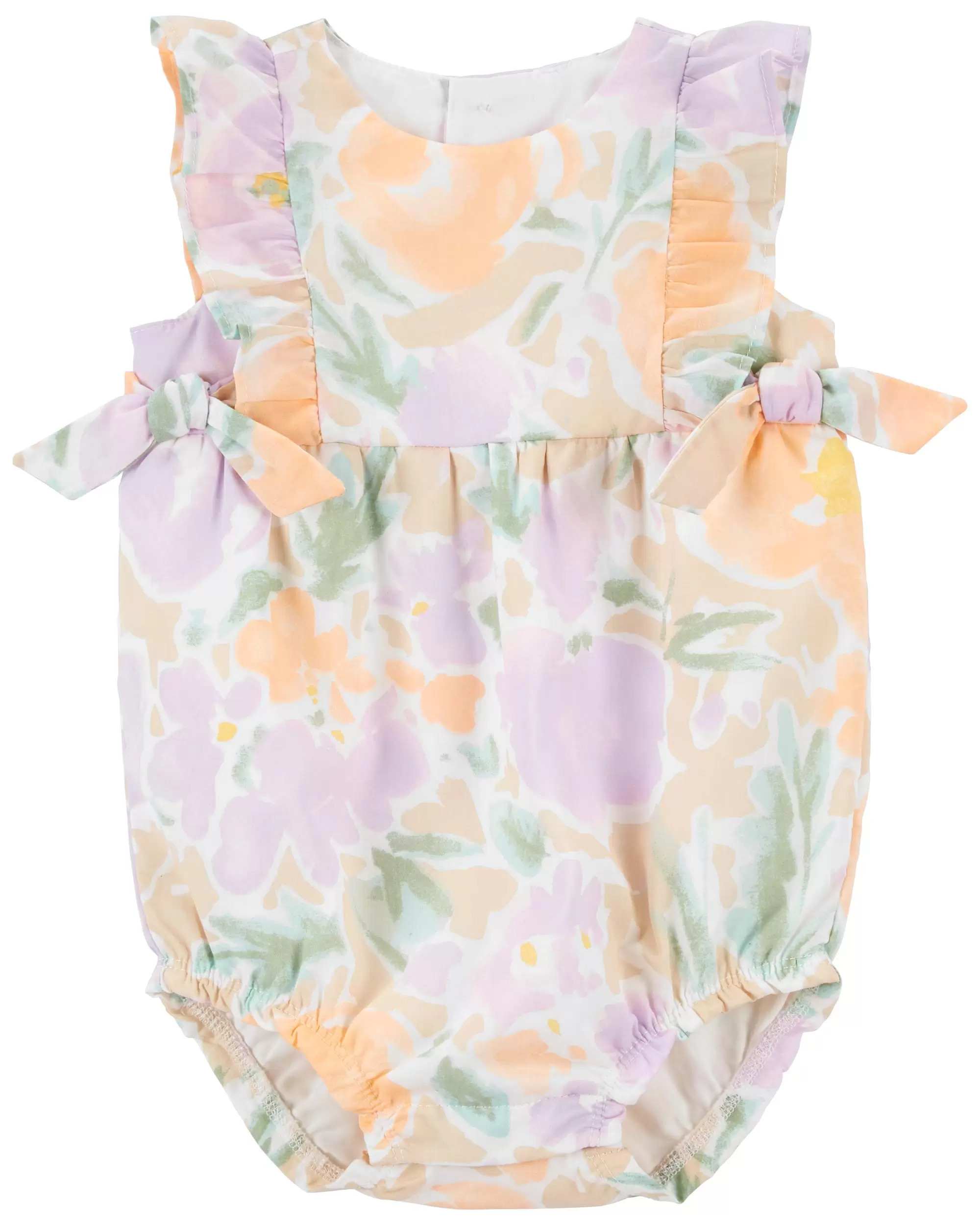 Baby Floral Bubble Romper | Carter's