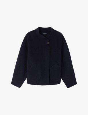 Windsor Asymmetric-Collar Wool-Blend Coat | Selfridges