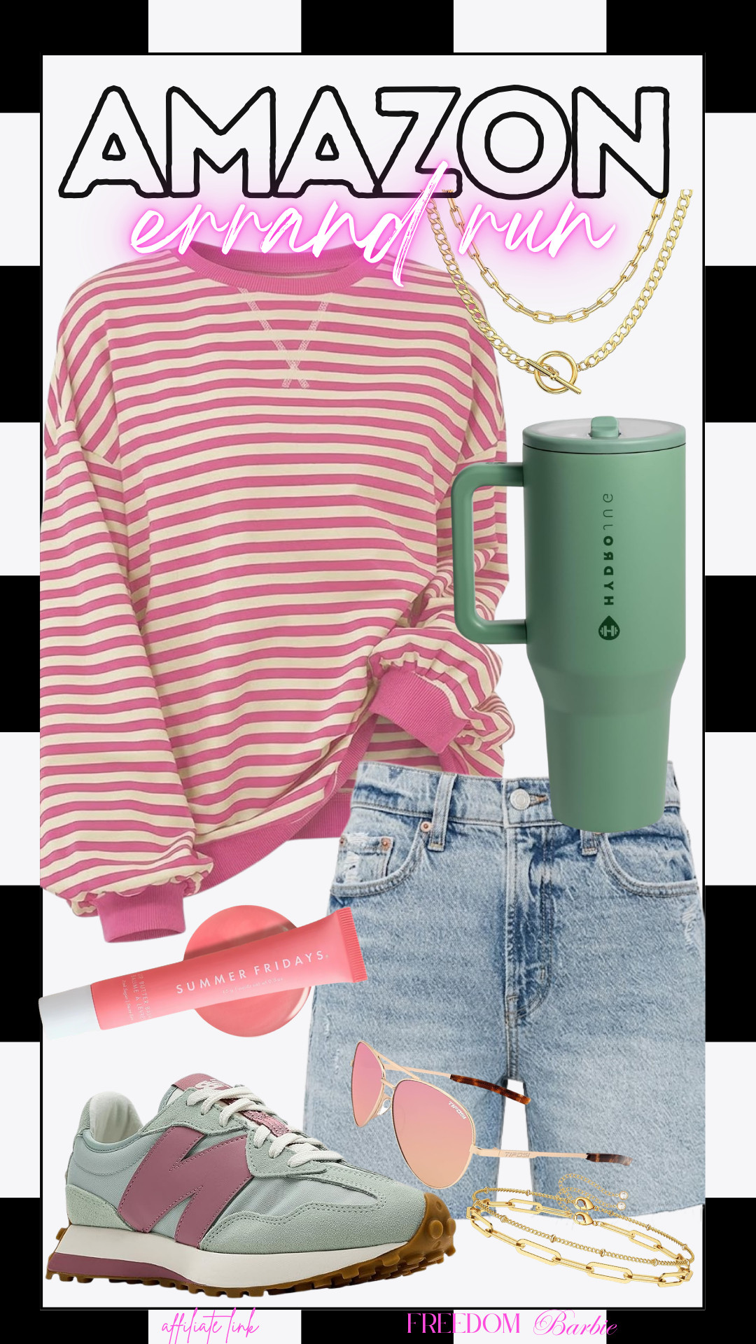 Ready for an adventure? These Amazon finds are perfect for a day out. From stylish sunglasses to comfy sneakers, get ready to conquer the day!

#AdventureReady #AmazonFinds #StylishGear #FreedomBarbie 

 #LTKdayinmylife #LTKgrwm #LTKootd