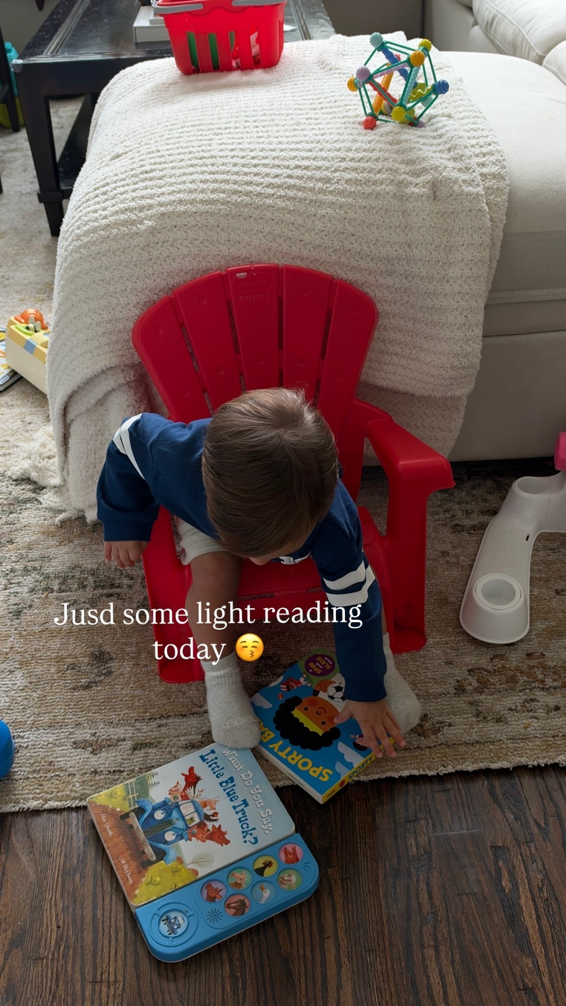 Jusd some light reading for Duke today 😚

#LTKKids #LTKmomlife #LTKBaby