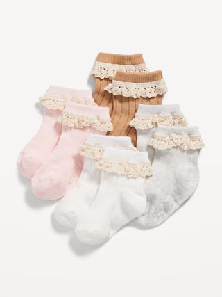 Ruffle Crew Socks 4-Pack for Toddler &amp;amp; Baby | Old Navy (US)